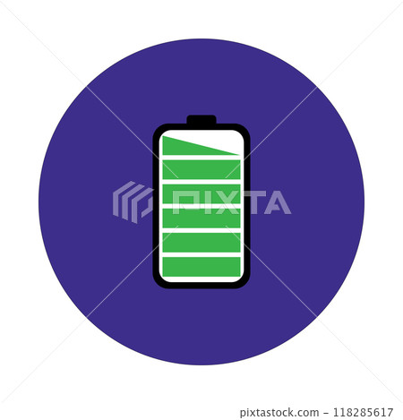 battery icon logo vektor 118285617