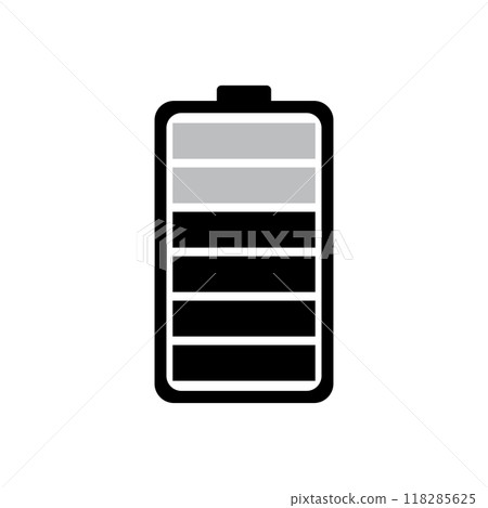 battery icon logo vektor 118285625
