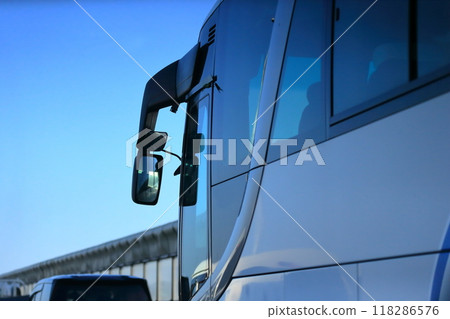 Large sightseeing bus 118286576