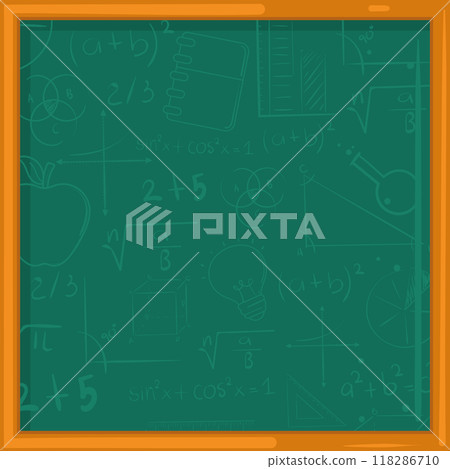 Colored chalkboard School icon Vector Colored chalkboard School icon Vector 118286710