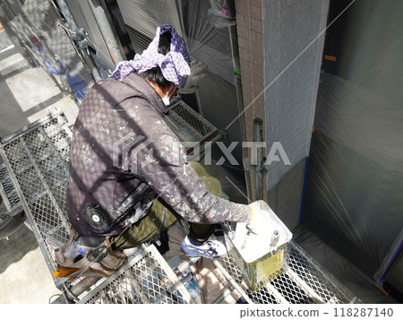 房屋塗漆 11 鷹架外牆塗漆 房屋塗漆 11 鷹架外牆塗漆 118287140
