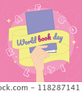 World book day poster Vector 118287141