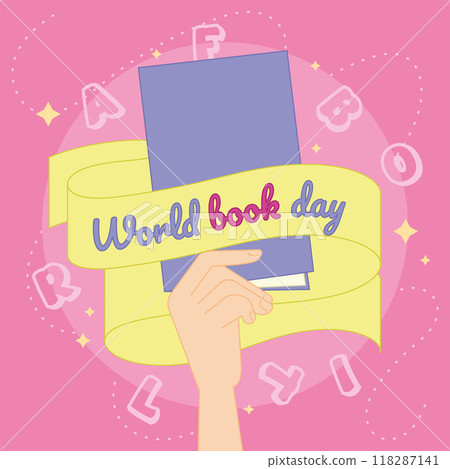 World book day poster Vector World book day poster Vector 118287141