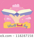 World book day poster Vector 118287158