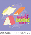 World book day poster Vector 118287175