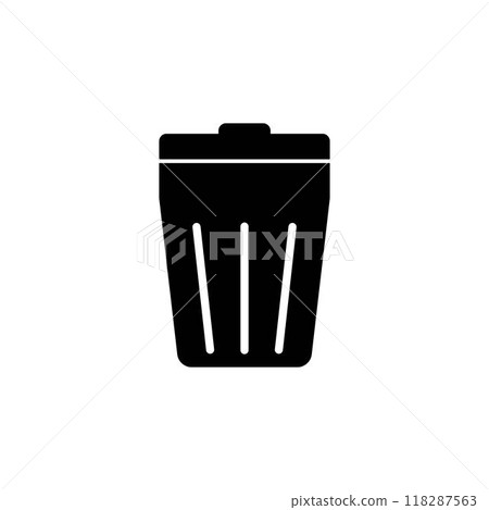 trash can logo 118287563