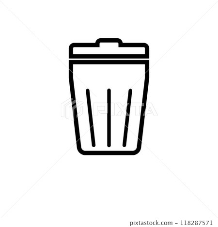 trash can logo 118287571