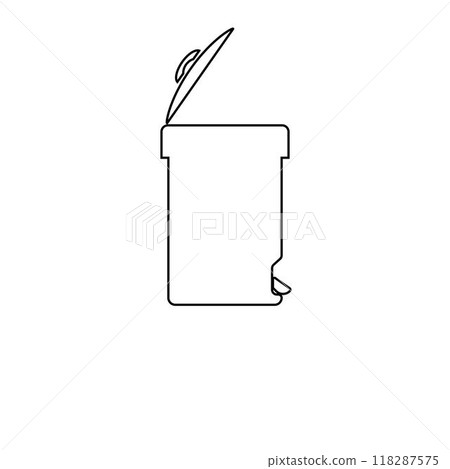 trash can logo trash can logo 118287575