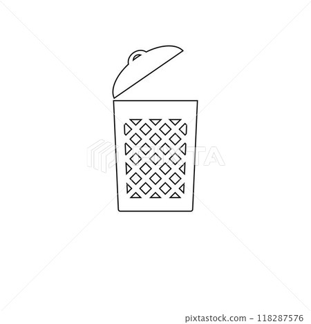 trash can logo trash can logo 118287576