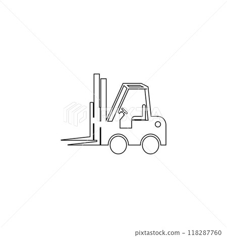forklift logo forklift logo 118287760