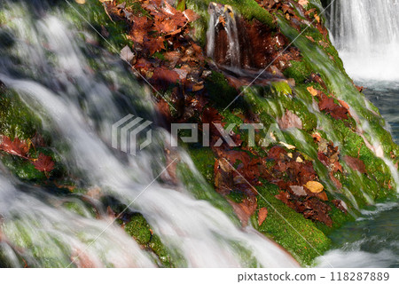 秋季信州押通隱瀑布 秋季信州押通隱瀑布 118287889