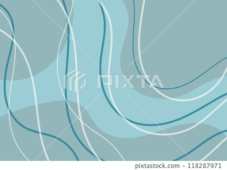 Soft blue wave pattern graphics curve background Soft blue wave pattern graphics curve background 118287971