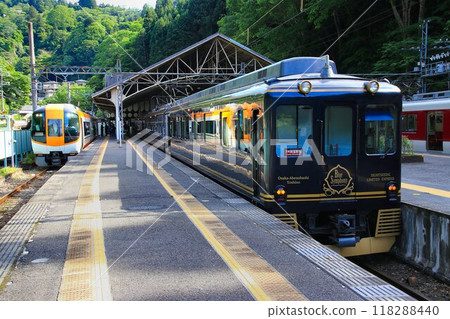 搭乘藍色列車的大人之旅～世界遺產「紀伊山地的聖地與參拜道」至吉野站…近鐵觀光特快【藍色交響曲】 118288440