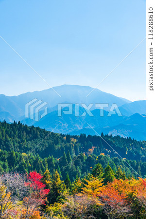 Tsumago-juku to Magome-juku Trail (Autumn): View of Mount Ena Tsumago-juku to Magome-juku Trail (Autumn): View of Mount Ena 118288610