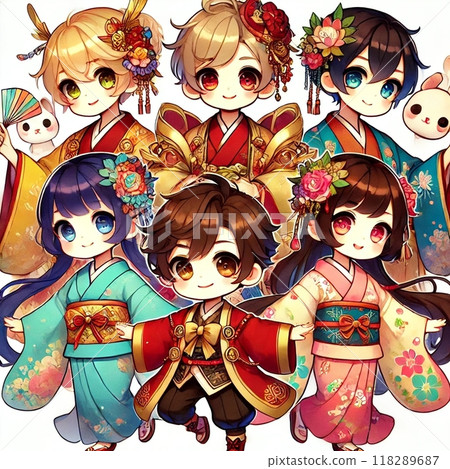 Gorgeous Japanese-style anime-style popular theater Gorgeous Japanese-style anime-style popular theater 118289687