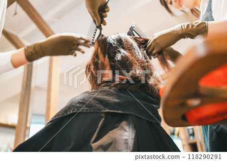 Hair color for grown-up women 118290291