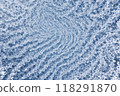 Close-up of cascading water bubbles in a clear stream illustrating the natural beauty of aquatic patterns 118291870
