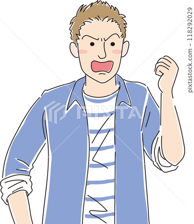 矢量 男人 男 118292029