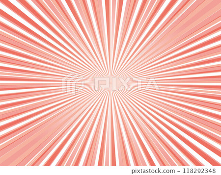 Pop and stylish concentrated line background material_light red 118292348
