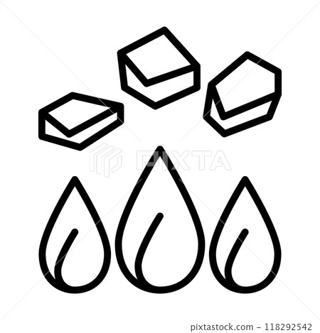 An icon representing a coal-fired power plant. 118292542