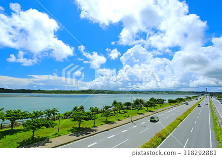 Okinawa Uruma City Undersea Road Drive 118292881