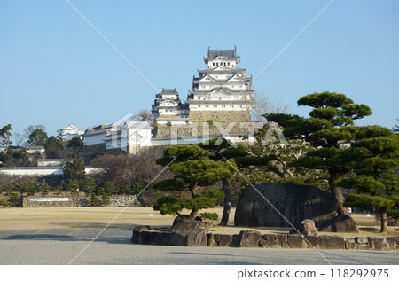姬路城，天守閣遠景，兵庫縣姬路市 118292975