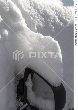 Car under the snow Car under the snow 118293187