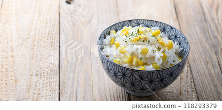 corn rice corn rice 118293379
