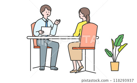 人們進行面對面的會議和磋商 人們進行面對面的會議和磋商 118293937