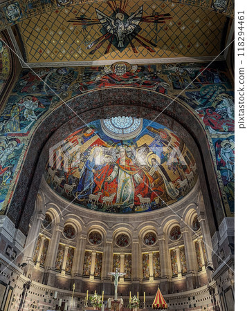 The Basilica Sainte Therese of Lisieux, Calvados department, France The Basilica Sainte Therese of Lisieux, Calvados department, France 118294461