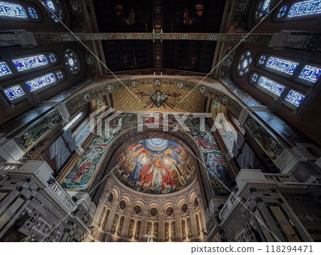 The Basilica Sainte Therese of Lisieux, Calvados department, France 118294471