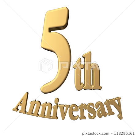 3DCG角色「5th Anniversary/5週年」金、金 118296161