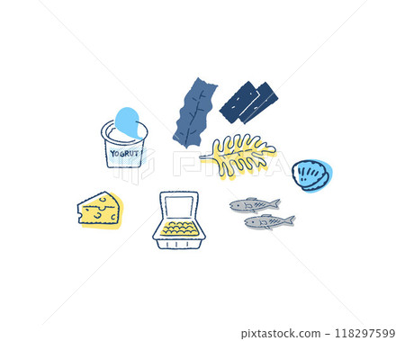 各種富含礦物質的食物 118297599