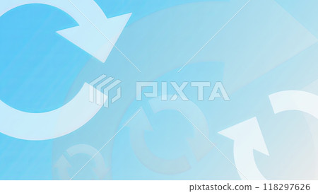 Background material of multiple rotating arrows 118297626