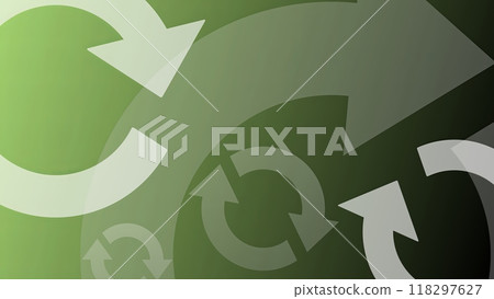 Background material of multiple rotating arrows 118297627