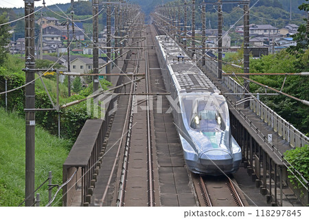 Tohoku Shinkansen Utsunomiya-Nasushiobara JR East E956 series S13 train (Sendai) ALFA-X 118297845