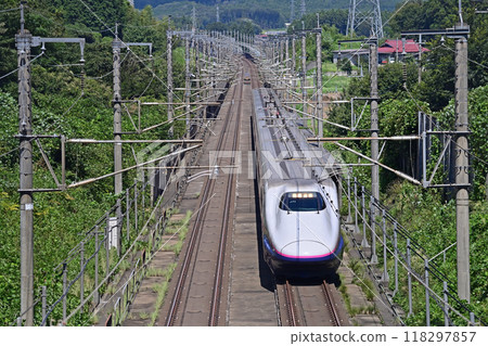 東北新幹線那須鹽原~宇都宮 JR東日本 E2系 J71編組(仙台)翼 東北新幹線那須鹽原~宇都宮 JR東日本 E2系 J71編組(仙台)翼 118297857