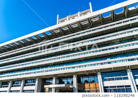 [Nara Prefecture] Nara Prefectural Office under a clear blue sky 118298246