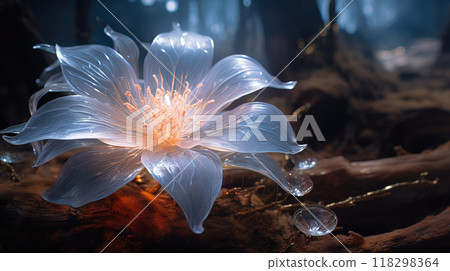 Luminous Petals: A Cozy Floral Embrace 118298364