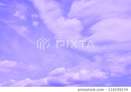 白雲在藍天蔓延(背景素材) 白雲在藍天蔓延(背景素材) 118299234