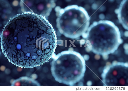 Human cells, illustration 118299876