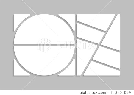 Template collage of eight frames, images, photo Template collage of eight frames, images, photo 118301099