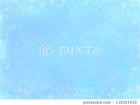 水彩風格簡約藍色背景素材 水彩風格簡約藍色背景素材 118301410