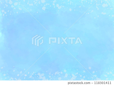 水彩風格簡約藍色背景素材 水彩風格簡約藍色背景素材 118301411