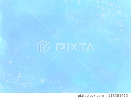 水彩風格簡約藍色背景素材 水彩風格簡約藍色背景素材 118301413