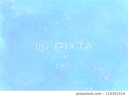 水彩風格簡約藍色背景素材 水彩風格簡約藍色背景素材 118301414