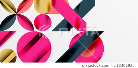 Geometric neo patterns. Abstract background for covers, banners, flyers and posters and other templates Geometric neo patterns. Abstract background for covers, banners, flyers and posters and other templates 118301923