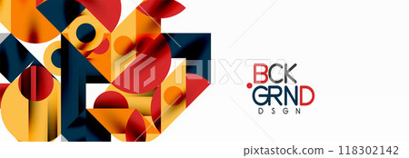 Trendy triangles lines, round elements and circles. Vector Illustration For Wallpaper, Banner, Background, Card, Book Illustration, landing page Trendy triangles lines, round elements and circles. Vector Illustration For Wallpaper, Banner, Background, Card, Book Illustration, landing page 118302142