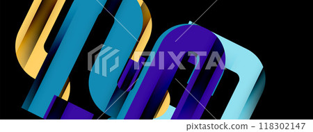 Dynamic waves, flowing lines, stripes vector geometric elements minimal pattern. Vector Illustration For Wallpaper, Banner, Background, Card, Book Illustration, landing page Dynamic waves, flowing lines, stripes vector geometric elements minimal pattern. Vector Illustration For Wallpaper, Banner, Background, Card, Book Illustration, landing page 118302147