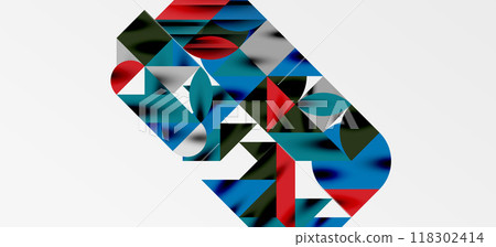 Geometric neo patterns. Abstract background for covers, banners, flyers and posters and other templates 118302414